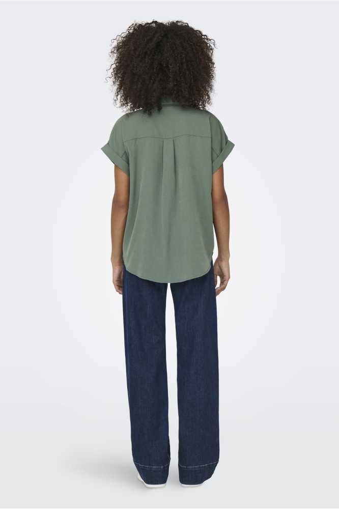 ONLHANNOVER LIFE S/S SHIRT WVN NOOS 15351855 LAUREL WREATH
